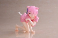 MÔ HÌNH Ram - Re:Zero - Desktop Cute - Cat room wear ver. (Taito) FIGURE CHÍNH HÃNH