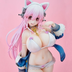 MÔ HÌNH Super Sonico White cat ver. Complete Figure(Union Creative) FIGURE CHÍNH HÃNG