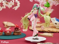 MÔ HÌNH Hatsune Miku - Piapro Characters - Exc∞d Creative - Sweet Sweets - Matcha Parfait, Sakura (FuRyu) FIGURE CHÍNH HÃNG