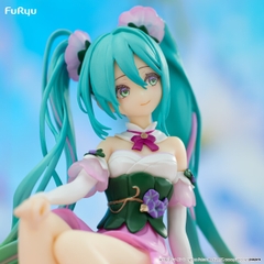 MÔ HÌNH Hatsune Miku - Piapro Characters - Flower Fairy - Noodle Stopper Figure - Asagao, Pink ver. (FuRyu)FIGURE CHÍNH HÃNG