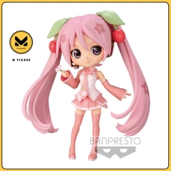 MÔ HÌNH Piapro Characters - Hatsune Miku - Q Posket - Sakura, B (Bandai Spirits) FIGURE CHÍNH HÃNG