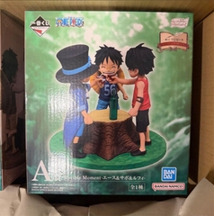 MÔ HÌNH Monkey D. Luffy & Ace & Sabo - Ichiban Kuji One Piece Dramatic Memories (A Prize) (Bandai Spirits) FIGURE CHÍNH HÃNG