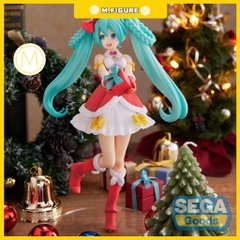 MÔ HÌNH HATSUNE MIKU  - Vocaloid - Hatsune Miku (2022 Christmas Ver.) - Super Premium Figure (SEGA) FIGURE CHÍNH HÃNG