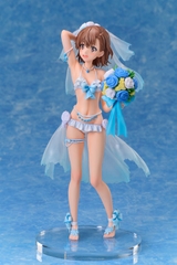 [PRE ORDER] MÔ HÌNH Toaru Kagaku no Railgun T Mikoto Misaka Wedding Swimsuit Ver. 1/7 Complete Figure(A.DIMENSION) FIGURE CHÍNH HÃNG