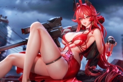 MÔ HÌNH Red Hood - Goddess of Victory: Nikke - 1/4 - Nonsense Red (Hobby Sakura) FIGURE CHÍNH HÃNG