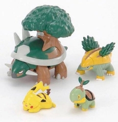 MÔ HÌNH Dodaitose (Torterra) - Pokémon Evolution Set - Pokémon Plamo - 08 (Bandai) FIGURE CHÍNH HÃNG