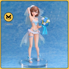 [PRE ORDER] MÔ HÌNH Toaru Kagaku no Railgun T Mikoto Misaka Wedding Swimsuit Ver. 1/7 Complete Figure(A.DIMENSION) FIGURE CHÍNH HÃNG