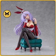 MÔ HÌNH She Laughs Shy...I Feel Ashamed AMAGASA TSUDURI Bunny Style (Xmas santa color) 1/7 Complete Figure(Plum) FIGURE CHÍNH HÃNG