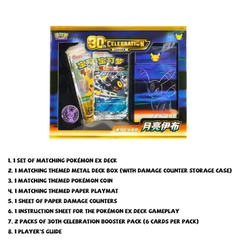 THẺ BÀI Pokemon -Umbreon ex Deluxe Deck Set - 30th Anniversary PACK CARD CHÍNH HÃNG