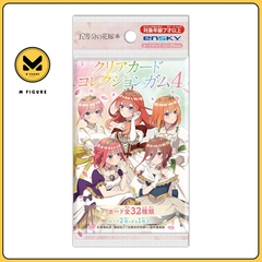 THẺ BÀI Gotoubun no Hanayome - Clear Card Collection 4 First Press Limited Edition (Ensky) PACK CARD CHÍNH HÃNG