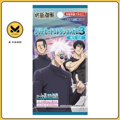 THẺ BÀI Jujutsu Kaisen - Clear Card collection Gum 3 (Ensky) PACK CARD CHÍNH HÃNG