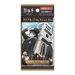THẺ BÀI Black Butler - Boarding School Arc - Clear Card collection Gum (Ensky) PACK CARD CHÍNH HÃNG