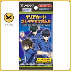 THẺ BÀI Blue Lock - Clear Card collection Gum 2 (Ensky) PACK CARD CHÍNH HÃNG