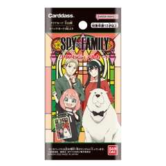 THẺ BÀI SPY x FAMILY - Carddass - Clear visual Card vol.1 (BANDAI) PACK CARD CHÍNH HÃNG