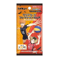 THẺ BÀI Haikyu!! - Clear Card collection Gum 4: Garbage Dump Battle (Ensky) PACK CARD CHÍNH HÃNG