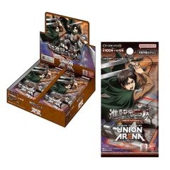 THẺ BÀI Attack on Titan - Booster Pack - Union Arena UA23BT (BANDAI) PACK CARD CHÍNH