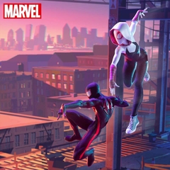 MÔ HÌNH Ghost-Spider (Gwen) - Spider-Man: Across the Spider-Verse - Marvel - Luminasta (SEGA) FIGURE CHÍNH HÃNG