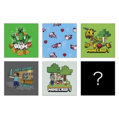 THẺ BÀI Minecraft Metallic Stickers - Wafer Cards Collection (Bandai) PACK CARD CHÍNH HÃNG