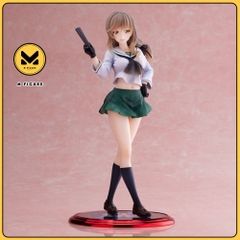 MÔ HÌNH Girls und Panzer Senshadou Daisakusen! Chiyo Shimada [Oarai Girls High] 1/7 Complete Figure(WAVE) CHÍNH HÃNG