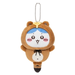 Bông Chiikawa - Zettai Tanuki Damon Kuji (C prize) - Plush Mascot (Gray Parka Service) Plushie CHÍNH HÃNG