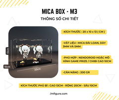 HỘP MICA TRƯNG BÀY MÔ HÌNH - MODULE BOX M3 ( MFIGURE )