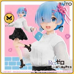 MÔ HÌNH Rem -  Re:Zero kara Hajimeru Isekai Seikatsu - Precious Figure - Outing Coordination ver., Renewal (Taito) FIGURE CHÍNH HÃNG
