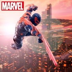 MÔ HÌNH Spider-Man 2099 - Spider-Man: Across the Spider-Verse - Marvel - Luminasta (SEGA) FIGURE CHÍNH HÃNG