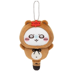 Bông Chiikawa - Zettai Tanuki Damon Kuji (C prize) - Plush Mascot (Gray Parka Service) Plushie CHÍNH HÃNG