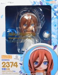 MÔ HÌNH Nakano Miku - Gotoubun no Hanayome∽ - Nendoroid (#2374) - Wedding Dress Ver. (Good Smile Company) FIGURE CHÍNH HÃNG