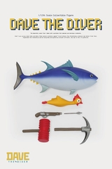 [PRE ORDER] MÔ HÌNH DAVE - Action Figure - Beautiful Chemistry x DAVE THE DIVER - 1/12 (Underverse) PLUSH CHÍNH HÃNG