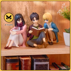 MÔ HÌNH Eren - Mikasa - Armin - Attack on Titan The Final Season - Ichiban Kuji ~Jinarashi~ (A Prize) - Kabe no Soto no Sekai (Bandai Spirits) FIGURE CHÍNH HÃNG