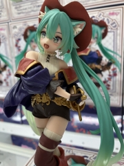 MÔ HÌNH Hatsune Miku - Piapro Characters - Wonderland Figure - Puss in Boots (Taito) FIGURE CHÍNH HÃNG