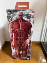 MÔ HÌNH Chou-ougata Kyojin - Attack on titan - Ichiban Kuji - ~Kemono no Kyojin wa Ore ga Shitomeru~ (Last One Prize) - Mega Impact (Bandai Spirits) FIGURE CHÍNH HÃNG