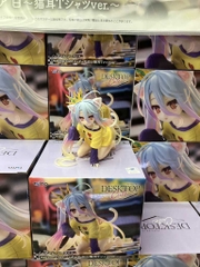MÔ HÌNH Shiro - No Game No Life - Desktop Cute - Nekomimi T-Shirt ver. (Taito) FIGURE CHÍNH HÃNG