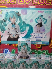 MÔ HÌNH Hatsune Miku - Milk - Cinnamoroll - Piapro Characters - Hatsune Miku x Cinnamoroll - Premium Chokonose Figure (SEGA) FIGURE CHÍNH HÃNG