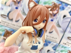 MÔ HÌNH Nakano Miku - Gotoubun no Hanayome ∬ - Desktop Cute - Cat room wear ver. (Taito) CHÍNH HÃNG