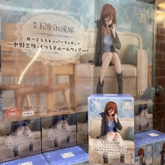 MÔ HÌNH Nakano Miku - Gotoubun no Hanayome - Noodle Stopper Figure - Kutsurogi Roomwear ver.(FuRyu) FIGURE CHÍNH HÃNG