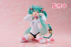 MÔ HÌNH Hatsune Miku - Vocaloid - Desktop Cute - Nekomimi T-Shirt ver. (Taito) FIGURE CHÍNH HÃNG