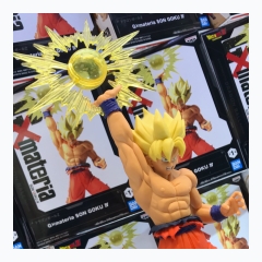 MÔ HÌNH  Son Goku SSJ - Dragon Ball Z - GxMateria - IV (Bandai Spirits) FIGURE CHÍNH HÃNG