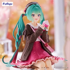 MÔ HÌNH Hatsune Miku - Piapro Characters - Noodle Stopper Figure - Autumn Date, Pink ver (FuRyu) FIGURE CHÍNH HÃNG
