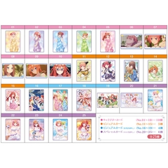 THẺ BÀI Eiga Gotoubun no Hanayome - Wafer Card (BANDAI) CHÍNH HÃNG