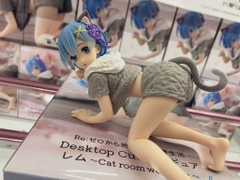 MÔ HÌNH Rem - Re:Zero - Desktop Cute - Cat Room Wear ver., Renewal (Taito) FIGURE CHÍNH HÃNG