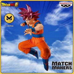 MÔ HÌNH Son Goku SSJ God - Dragon Ball Super - Match Makers (Bandai Spirits) FIGURE CHÍNH HÃNG