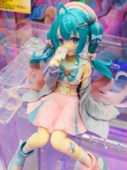 MÔ HÌNH Hatsune Miku - Piapro Characters - Noodle Stopper Figure - Koisuru Sailor Fuku, Gray ver. (FuRyu) FIGURE CHÍNH HÃNG