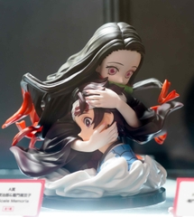 MÔ HÌNH Kamado Nezuko - Kamado Tanjirou - Kimetsu no Yaiba - ArtScale Memoria - Bust - Ichiban Kuji - Ichiban Kuji Kimetsu no Yaiba ~Tsunaida Kiseki~ (A Prize) (Bandai Spirits) FIGURE CHÍNH HÃNG