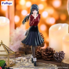MÔ HÌNH Sakurajima Mai - Seishun Buta Yarou wa Bunny Girl Senpai no Yume wo Minai - Trio-Try-iT - Winter Coord ver. (FuRyu) FIGURE CHÍNH HÃNG