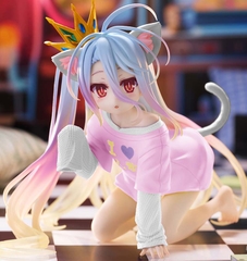 [Pre Order] MÔ HÌNH Shiro - No Game No Life - Desktop Cute - Nekomimi T-Shirt ver., Renewal (Taito) FIGURE CHÍNH HÃNG