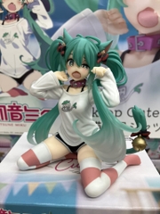 MÔ HÌNH Hatsune Miku - Vocaloid - Desktop Cute - Nekomimi T-Shirt ver. (Taito) FIGURE CHÍNH HÃNG