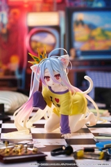 MÔ HÌNH Shiro - No Game No Life - Desktop Cute - Nekomimi T-Shirt ver. (Taito) FIGURE CHÍNH HÃNG