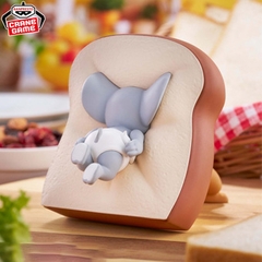 MÔ HÌNH Jerry - Tuffy - Tom and Jerry - Big Size Soft Vinyl Figure - Sofubi Figure - Yummy Bread (Bandai Spirits) FIGURE CHÍNH HÃNG